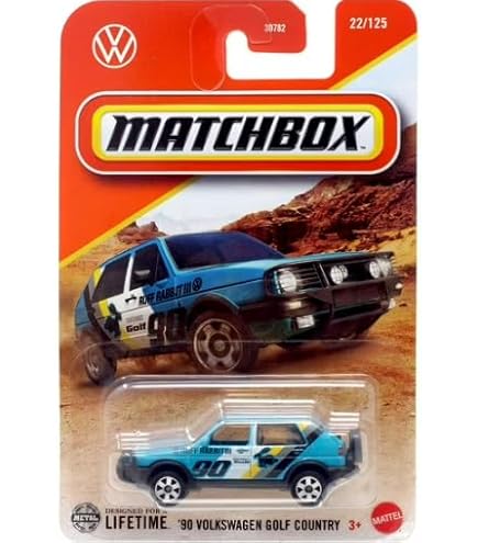 Amazon.com: Matchbox 1976 Volkswagen Golf MK1 - Silver - 25/100