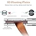 Flat Iron for Hair, Hair Straightener with Dual Voltage & 10s Instant Heat, Professional 2 in 1 Ceramic Flat Iron (1 Inch) with 11 Heat Levels, Digital Display, Auto Shut off for Home, Travel & Salon
