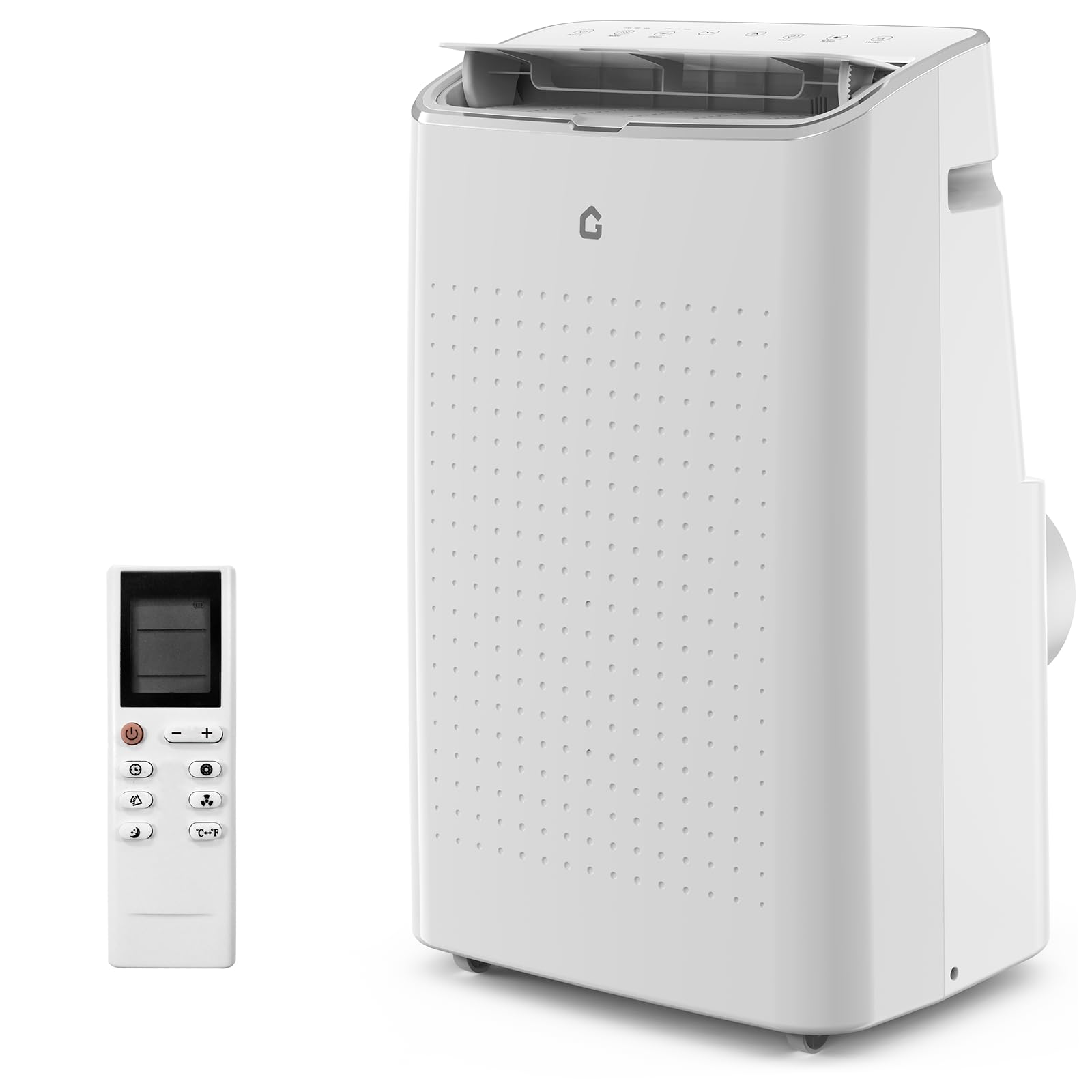 Photo 1 of **MISSING REMOTE**15,000 BTU Portable Air Conditioner, 3-in-1 Potable AC Unit with Dehumidifier & Fan, Sleep Mode, Remote & LED Panel, Cools 850 Sq.Ft., Quiet, White Top