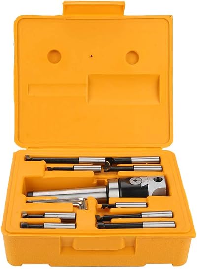 Garosa CNC Lathe Boring Head Set MT4 Arbor 50mm Head 125mm Capacity 9 Boring