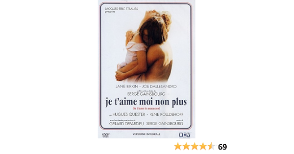 Amazon Com Je T Aime Moi Non Plus Dvd Italian Import Movies Tv