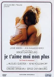 Je T Aime Moi Non Plus Dvd Italian Import Movies Tv Amazon Com