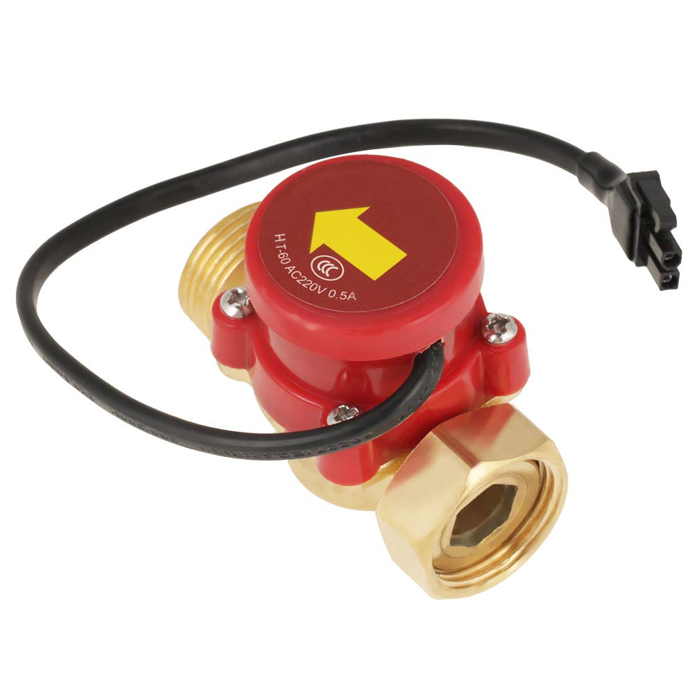 HT-60 G3/4"-3/4" Thread Water Pump Flow Sensor Automatic Control Water Pump Switch 220V 0.5A