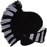 YEKEYI Wig Beard Hats Funny Knit Hat Handmade Winter Beard Facemask Roman Knights Wig Beanie Hat