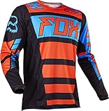 2017 Fox Racing 180 Falcon Jersey-Black/Orange-S