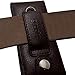 iGadgitz Black Leather Flip Case Cover for Sony Walkman NWZ-A15 NWZ-A17 NW-A25 NW-A27 8GB 16GB 32GB & 64GB with Detachable Carabiner + Belt Loop + Magnetic Closure + Screen Protector