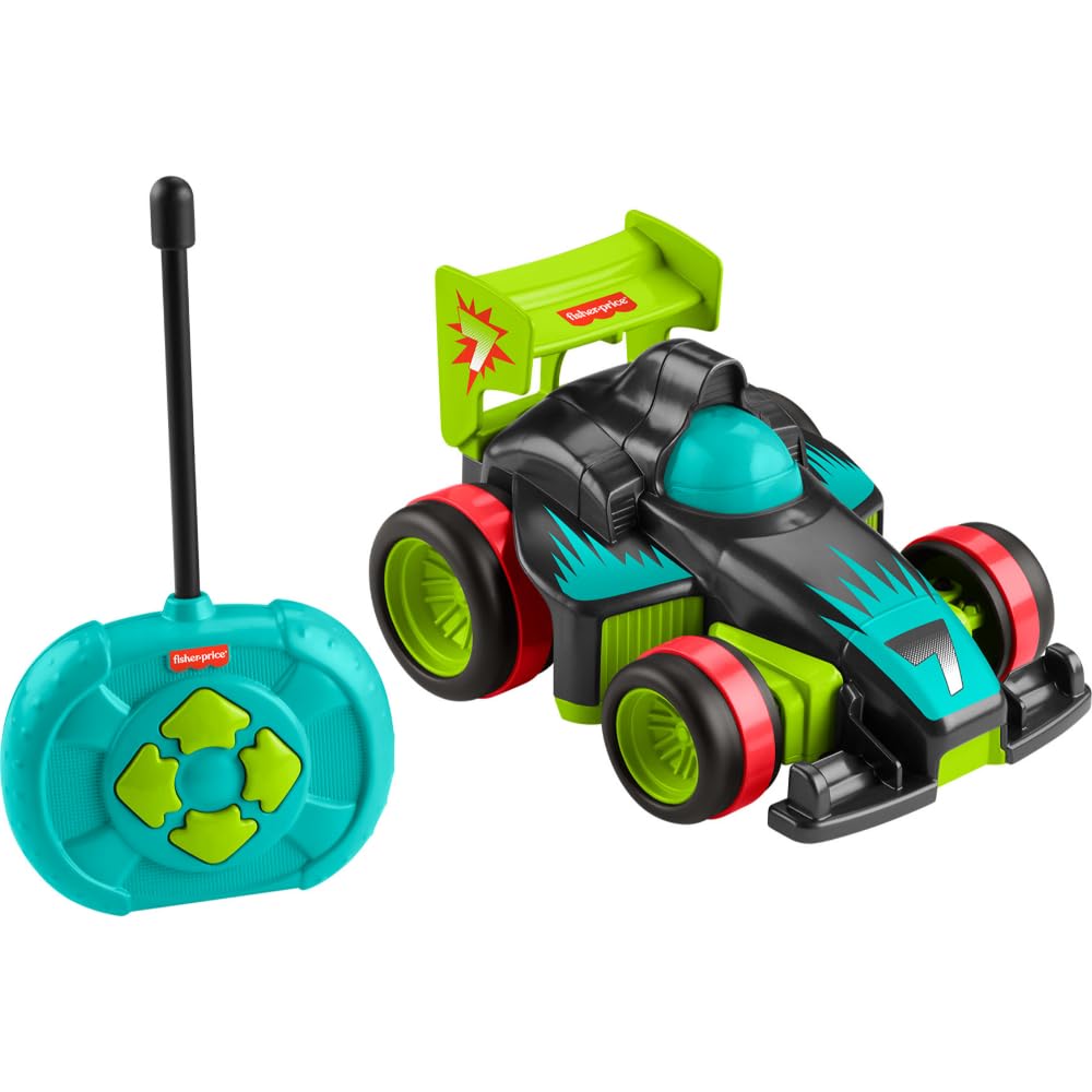 Photo 1 of (MISSING REMOTE) Fisher-Price Preschool Toy Remote Controlled Car My Easy RC with 2 Speeds for Kids Ages 3+ Years (Amazon Exclusive)