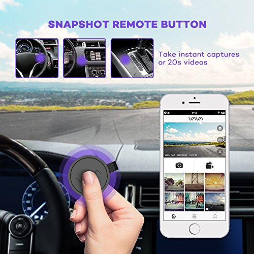 VAVA VAVDA001 Bluetooth Snapshot Button for Dash Cam VAVA VD005