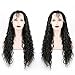 Lace Front Human Hair Wigs Unprocessed Virgin Brazilian Hair Water Wave Wigs 130% Density For Black Women 14