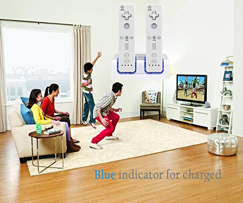 4 Chargers+Nintenndo+Controller+Rechargeable+Batteries