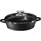 Berndes Vario Click 28 cm Induction Saute Casserole with Glass Lid