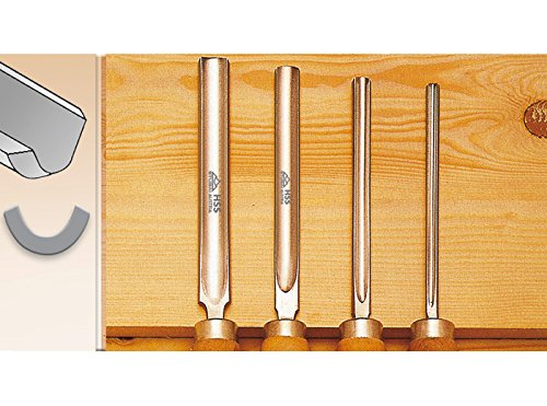 Stubai 590819 Heavy Duty Roughing-Out Gouge, Silver, 19 mm