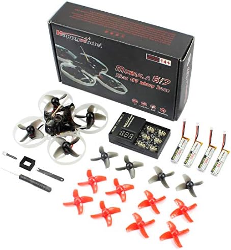 GEHOO GH Happymodel Mobula7 75mm Crazybee F3 Pro OSD 2S Whoop Racing Drone with Upgrade BB2 ESC 700TVL BNF (Frsky Non-EU, Standard Version)