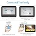 Digital Picture Frame, HP 10.1 inch WiFi Photo Frame, 1280x800 HD Display, 8GB Internal Storage, iPhone & Android App, Support Photo, Music, Calendar with Built-in Speakers - Black