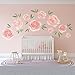 Better Than Paint E116374 Faster & Easier Than Stenciling, Painting Or Wallpaper: This is Not A Decal, Watercolor Blooms Décor, Wall Art Transfer | Fast & Easy, Pink
