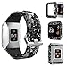 XiangMi Compatible Fitbit Ionic Bands,Soft Silicone Sport Breathable Replacement Accessories Bracelet Strap Band Ventilation Holes Compatible Fitbit Ionic Smart Fitness Watch Women Men