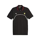 PUMA Men's Standard Ferrari Race Polo, Black