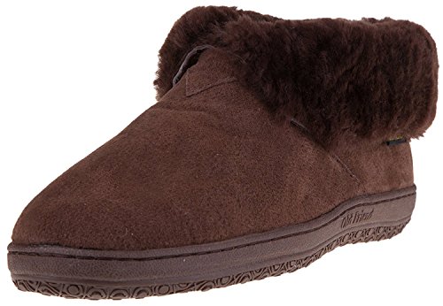 Old Friend Men's Bootee Slipper (11 2E US, Chocolate)