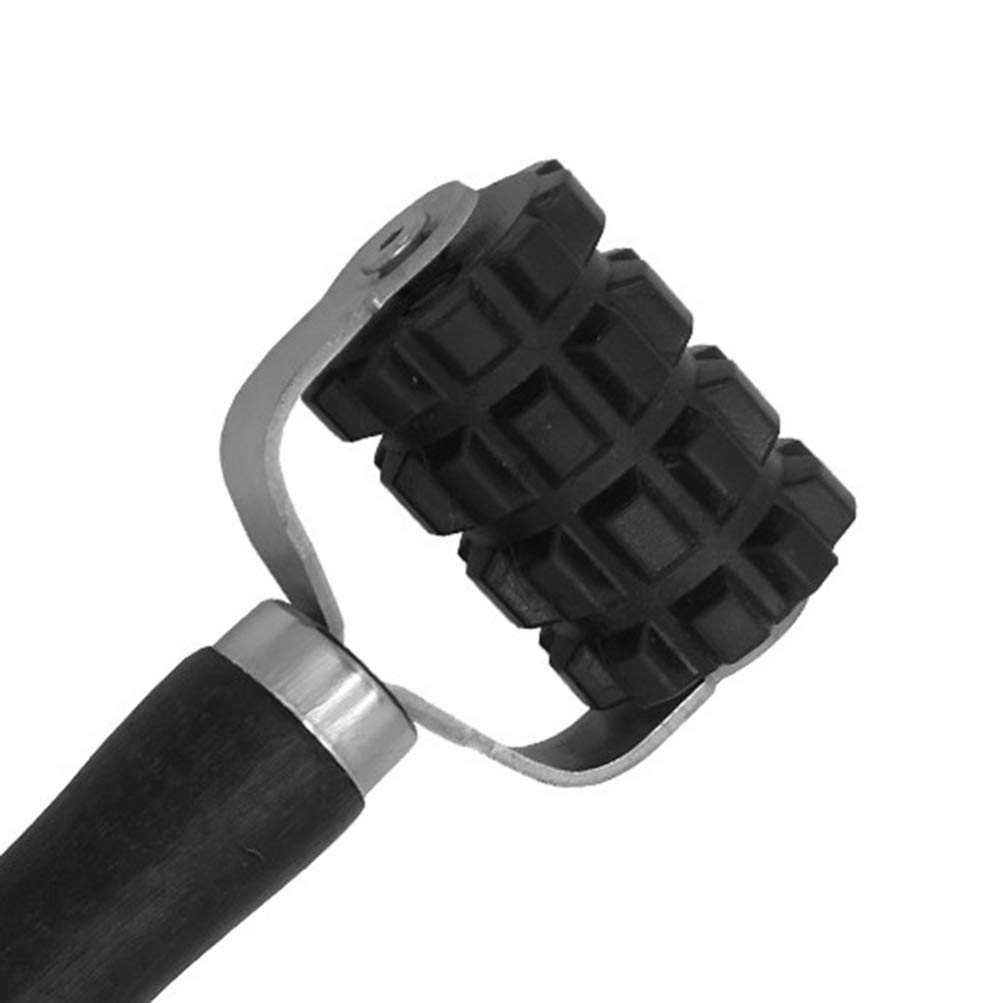 BESPORTBLE Car Vehicle Sound Deadener Application Rolling Wheel Roller Noise Insulation Deadening Reducing Tool (Black)