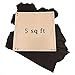 Black Genuine Leather Hides - Full Skins - Goatskin Material - Textured Finish - Craft DIY Projects - Soft Thin Sewing Material - Upholstery Fabric - 4 sq ft - 24¨x 22¨at Longest and widest