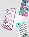 LG X Power Case, Style4U Cute Owl Studded Rhinestone Crystal Bling Hybrid Armor Case Cover for LG X Power with 1 Style4U Stylus [White / Teal]