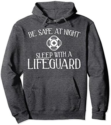 Unisex Lifeguard Hoodie Gift - Be Safe at Night! Small Dark Heather