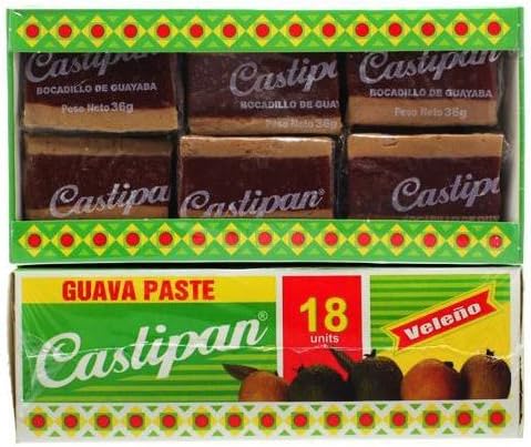 Castipan Guava Snacks / VeleƱo Combinado Bocadillo 22.8oz 8 Pack