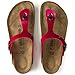 Birkenstock 'Gizeh' Women's Birko-Flor T-Strap Thong Sandal, Tango Red
