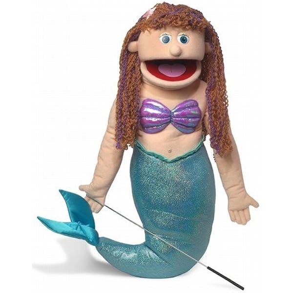 25 Katie, Peach Girl, Full Body, Ventriloquist Style Puppet by Silly