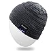 Bluetooth Beanie Hat,Rotibox Winter Outdoor Premium Knit Cap with Wireless Stereo Headphone Headset Earphone Speaker Mic Hands Free for Iphone Samsung Android Cell Phones,Best New Year Christmas Gifts