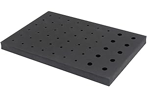 VIKITON Router Bit Storage Tray Foam Holder Organizer for Both 1/4 inch Shank and 1/2 inch Shank