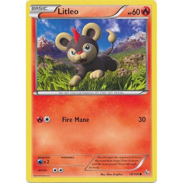 Amazon Com Pokemon Litleo 19 Xy Flashfire Toys Games Amazon Com Pokemon Litleo 19 Xy Flashfire Toys Games