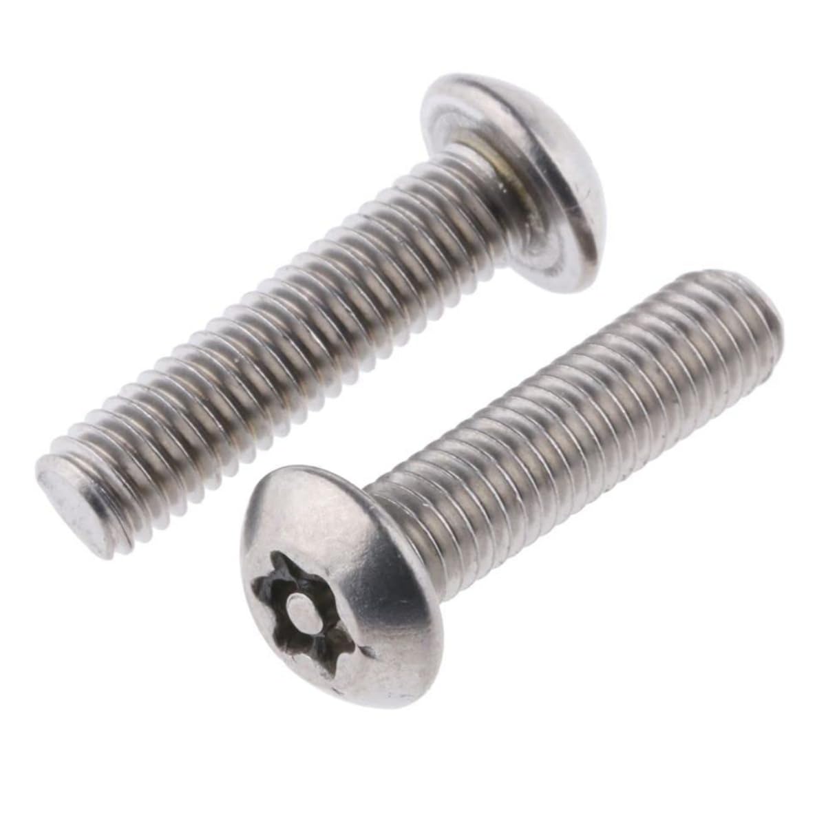M6 (6mm) A2 Button Head Security 6 Lobe Pin Torx Anti Vandal Machine Screw Bolt (50, M6 x 20mm)