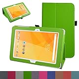Acer Iconia One 10 B3-A20 Case,Mama Mouth PU Leather Folio 2-Folding Stand Cover with Stylus Holder for 10.1