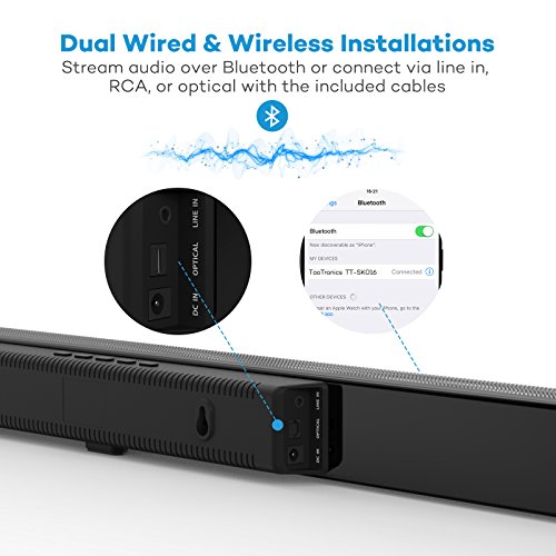 3 Soundbar+Speakers+TaoTronics+Wireless+Bluetooth
