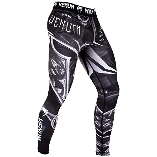 Venum Gladiator 3.0 Spats - Black/White - M, Medium