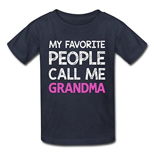 Baby Unisex My Favorite People Call Me GRANDMA Clothes Summer Short-Sleeve Cotton T-shirt Tops Outfits