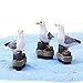 Danmu 3pcs Mini Resin Seagulls Miniature Plant Pots Bonsai Craft Micro Landscape DIY Decor