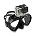 TELESIN Diving Glasses Mask Case Swimming Goggles for GoPro Hero 2018 Hero 6 Hero 5 Black Hero 4 Hero 3+ Session Fusion Xiaomi Yi 4K Sport Cameras Underwater Accessories (Black)