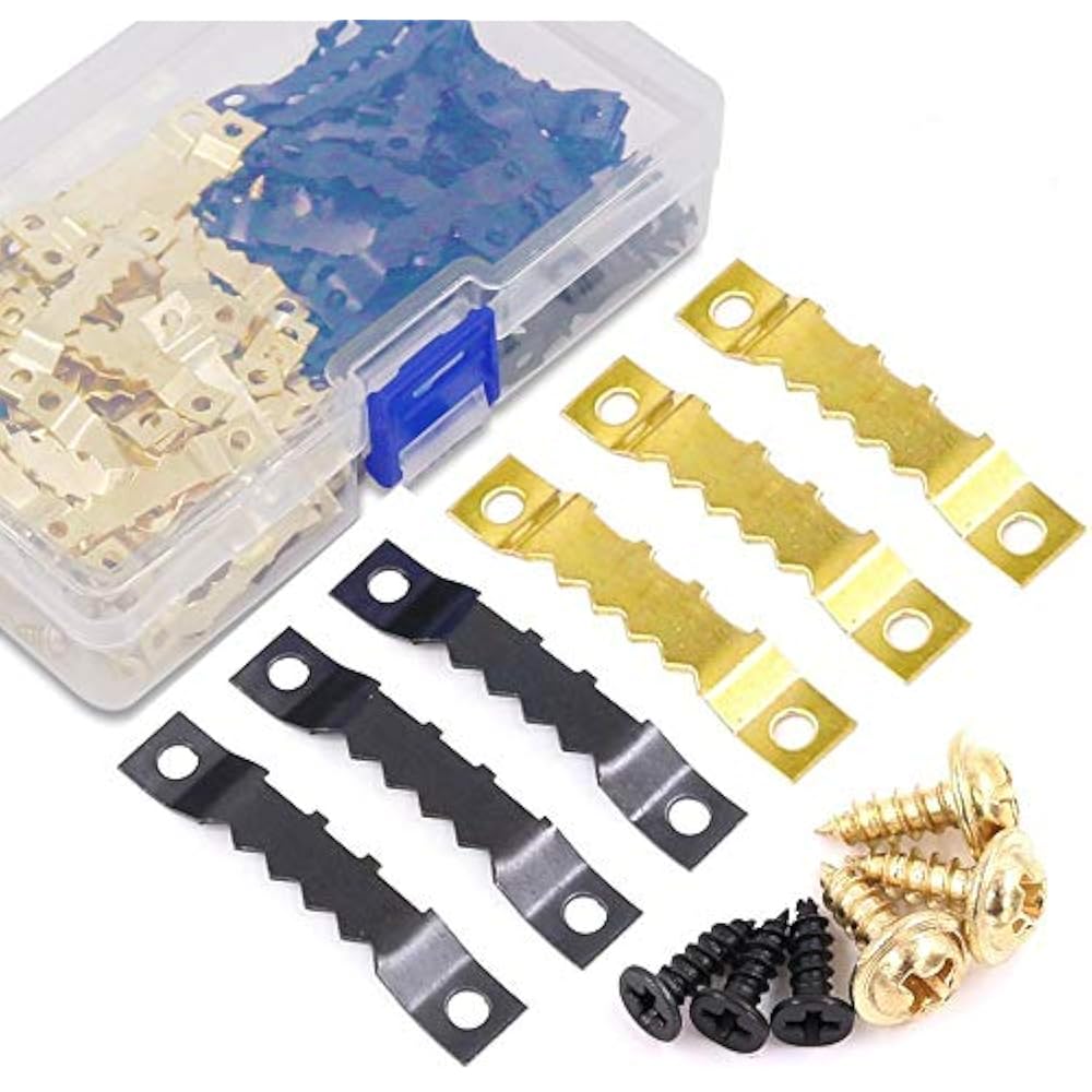 Rustark 120Pcs Heavy Duty Sawtooth Picture Hangers Frame Hanging