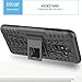 Olixar Samsung Galaxy A6 Plus 2018 Protective Case - Tough Armor Cover - Heavy Duty ArmourDillo - with Reinforced Kickstand - Wireless Charging Compatible - Black