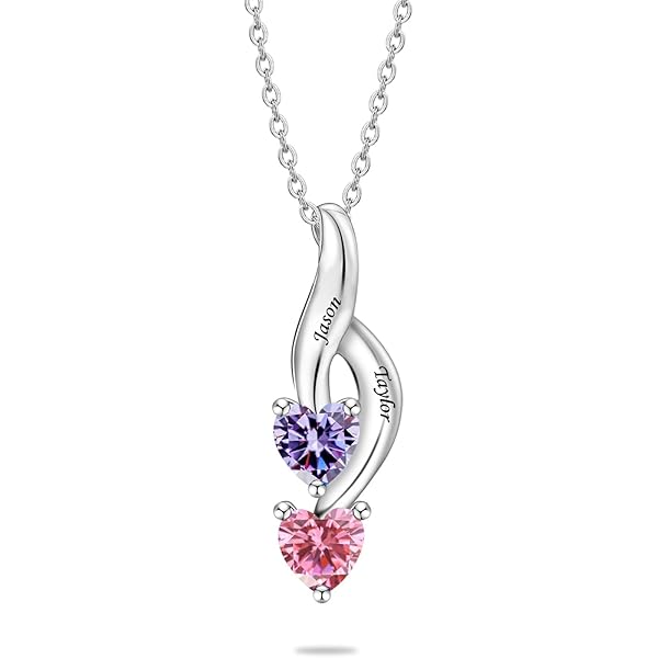 Personalized Birthstone Necklace | Custom Name Necklace