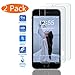 iPhone 7 Screen Protector, KingAcc Tempered Glass Screen Protector for Apple iPhone 7 4.7 Inch Case Fit (2-Pack)