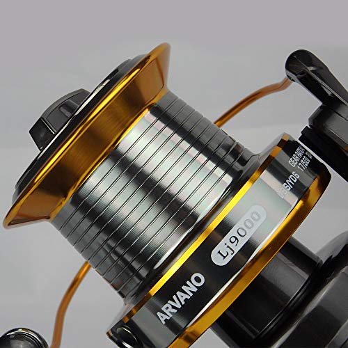 Jarvan Moulinet Peche 13ball 9000 Roulements Gauche/droite Interchangeables Moulinet De Pêche Mer Fishing Reel