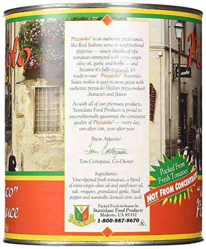 Pizzaiolo Pizza Sauce Autentico No. 10 Can 6 LB 8 OZ - (Case of 6)