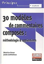 30 modèles de commentaires composés