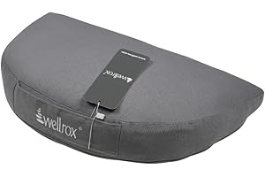 Wellrox Om Zafu Meditation Pillow -100% Cotton Filled Yoga Cushion, Zafu, Yoga Cushion, Meditation Pillows for Sitting on Floor, Yoga Pillows for Sitting on Floor, Tall Zafu