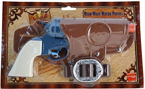 Blue Western Water Pistol Single Gun Toy.