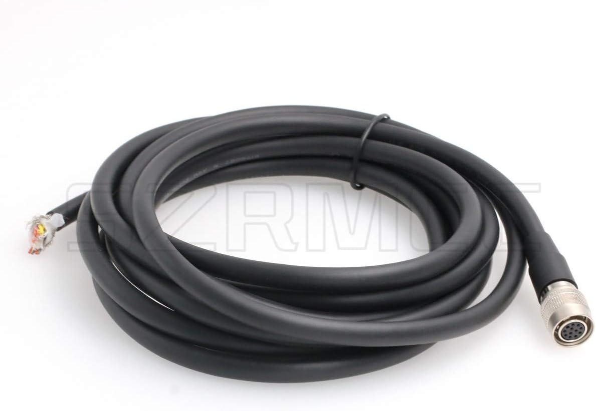 SZRMCC Hirose 12 pin Female to Open end Shield I/O and Power Cable for Basler So-ny AVT GIGE Cameras (Straight, 2m) - Image 4