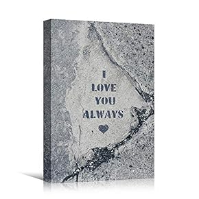 signwin Canvas Wall Art Painted Words Bedroom Industrial...